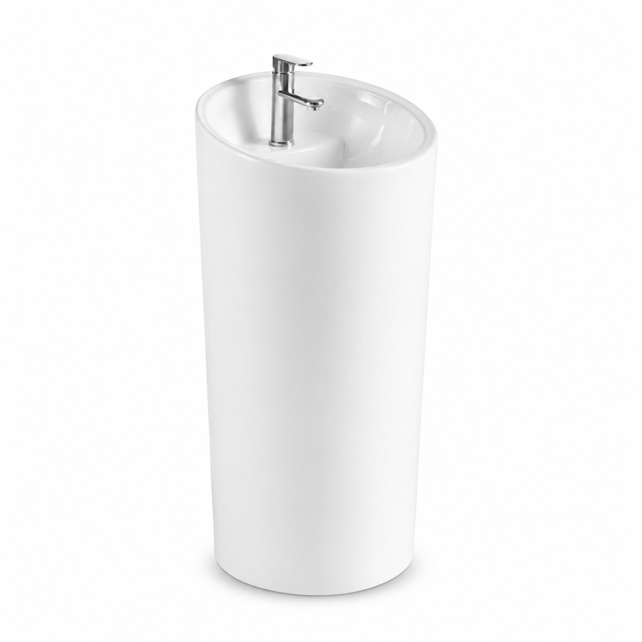 BathX one piece ceramic basin