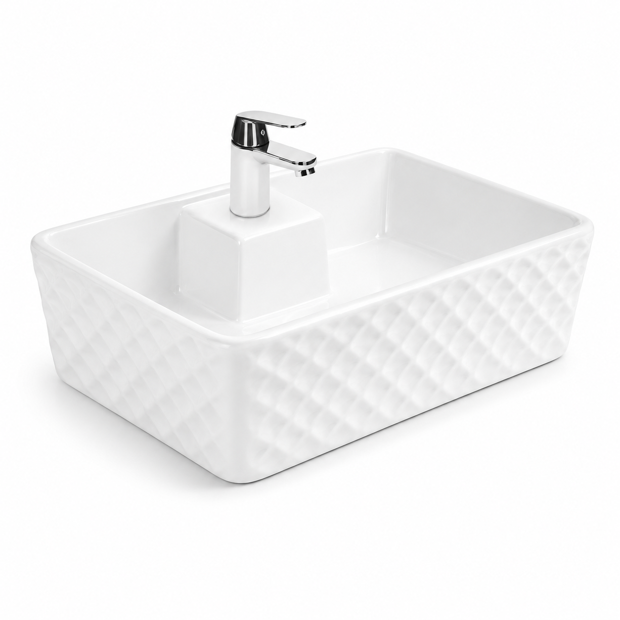 BathX vanity platinum counter basin