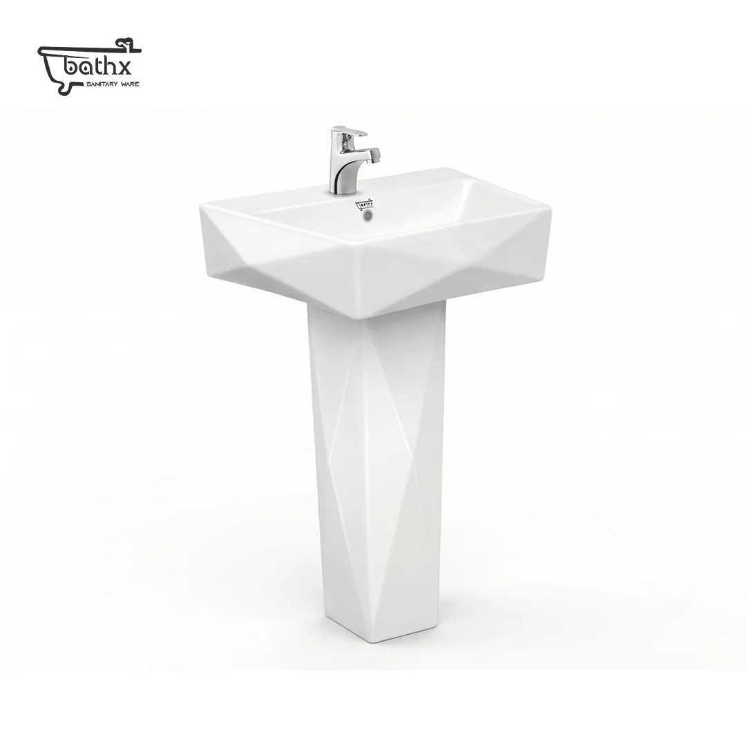 Diamond Basin Pedestal | Bathx Sanitaryware
