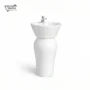 Dolphin One Piece Ceramic Basin | Designer Basin by Bathx Sanitaryware