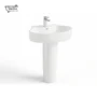 Eye Basin Pedestal | Designer Ceramic Pedestal by Bathx Sanitaryware
