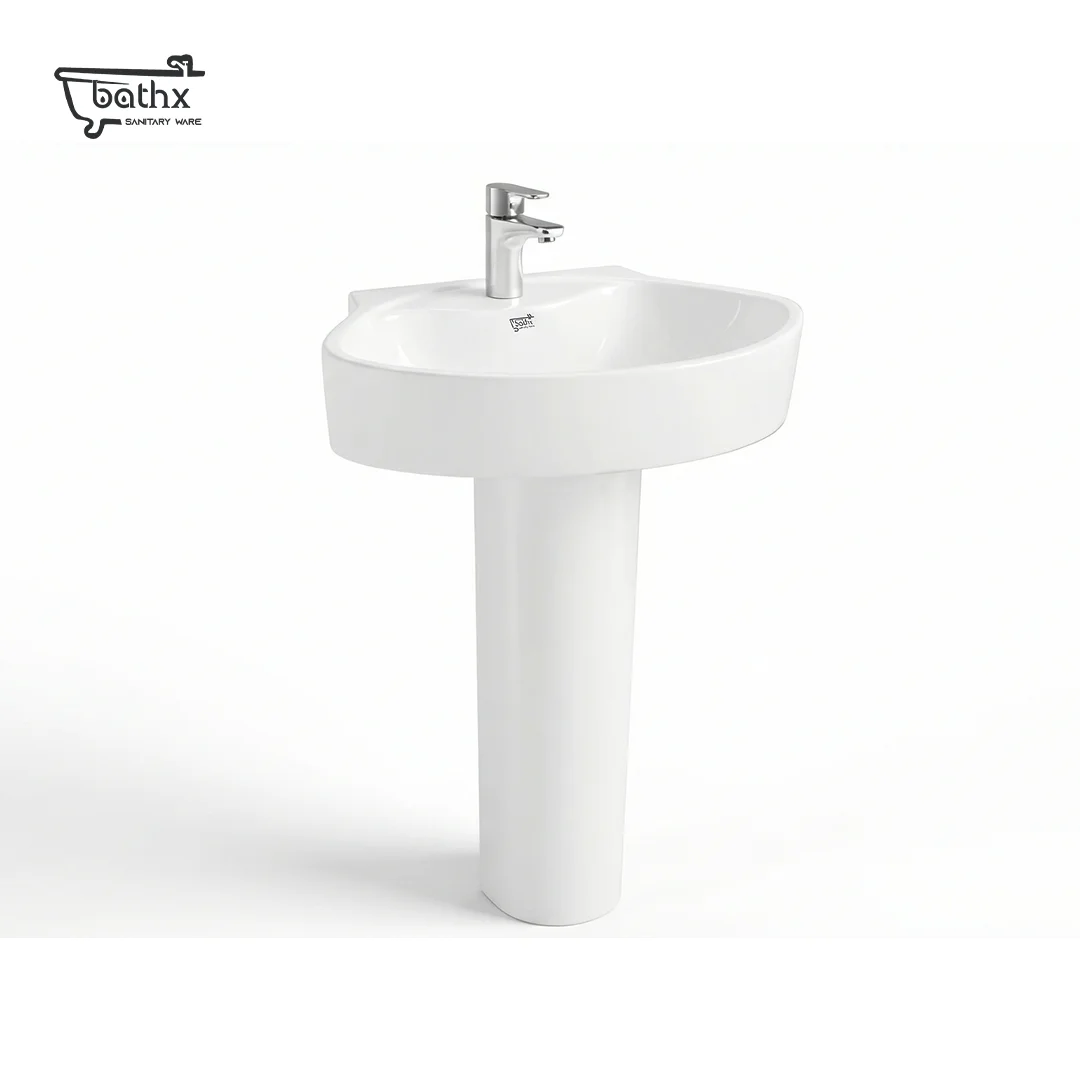 Eye Basin Pedestal | Designer Ceramic Pedestal by Bathx Sanitaryware