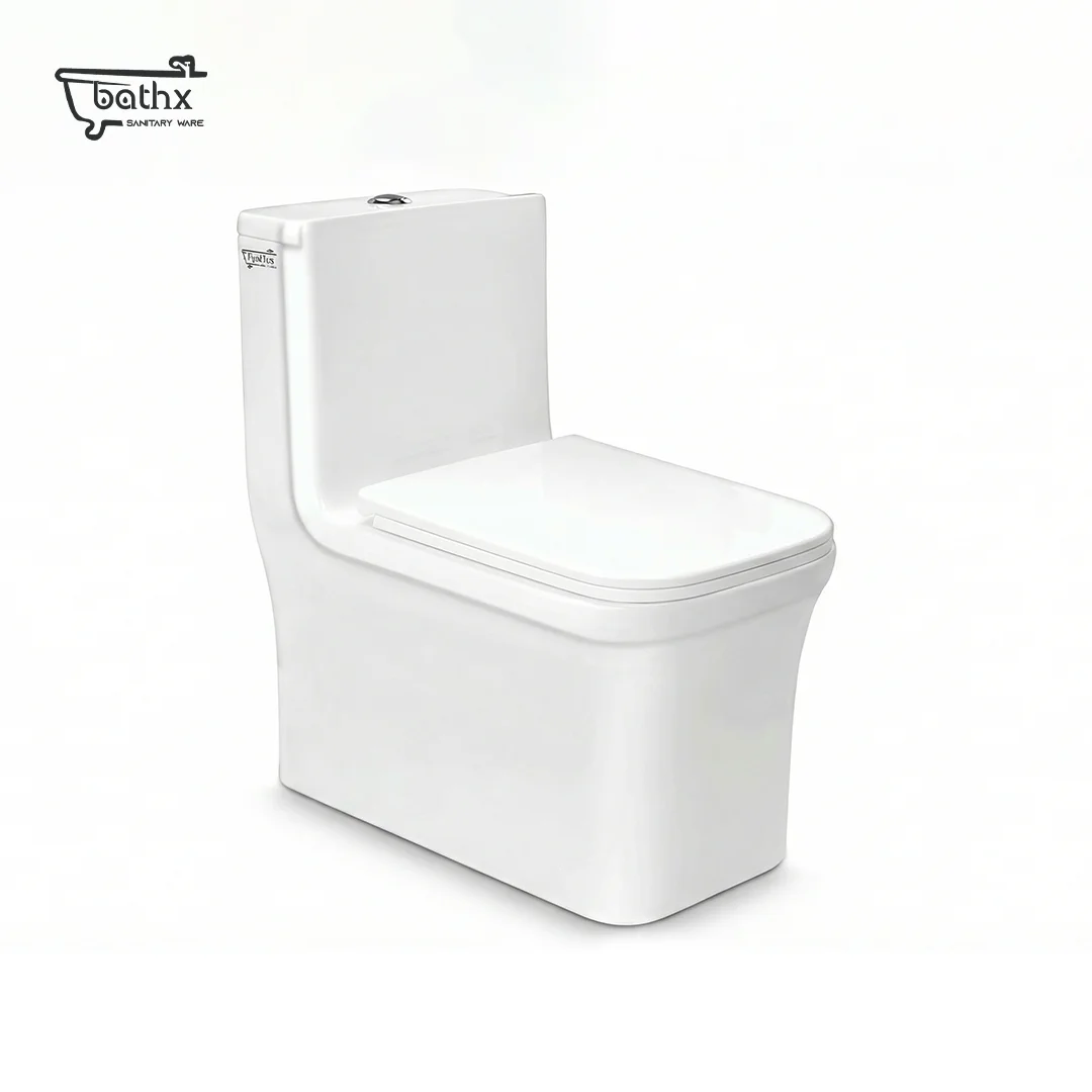 Modern One Piece Commode Flat by Bathx Sanitaryware