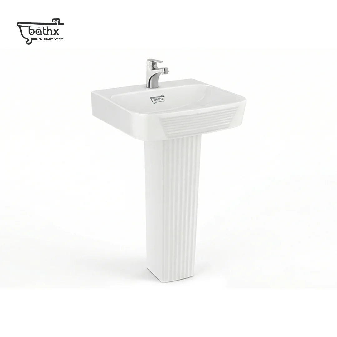 Prime Basin Pedestal by Bathx Sanitaryware