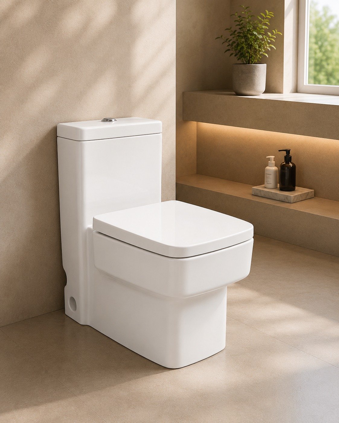 BathX one piece ceramic commode for premium bathrooms